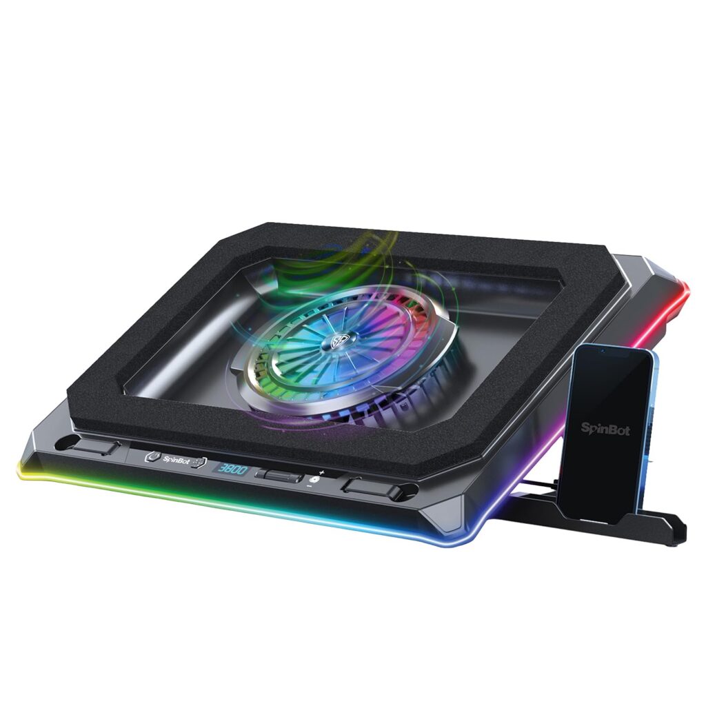 SpinBot Airflow X50 Laptop Cooling Pad ❄️🔥