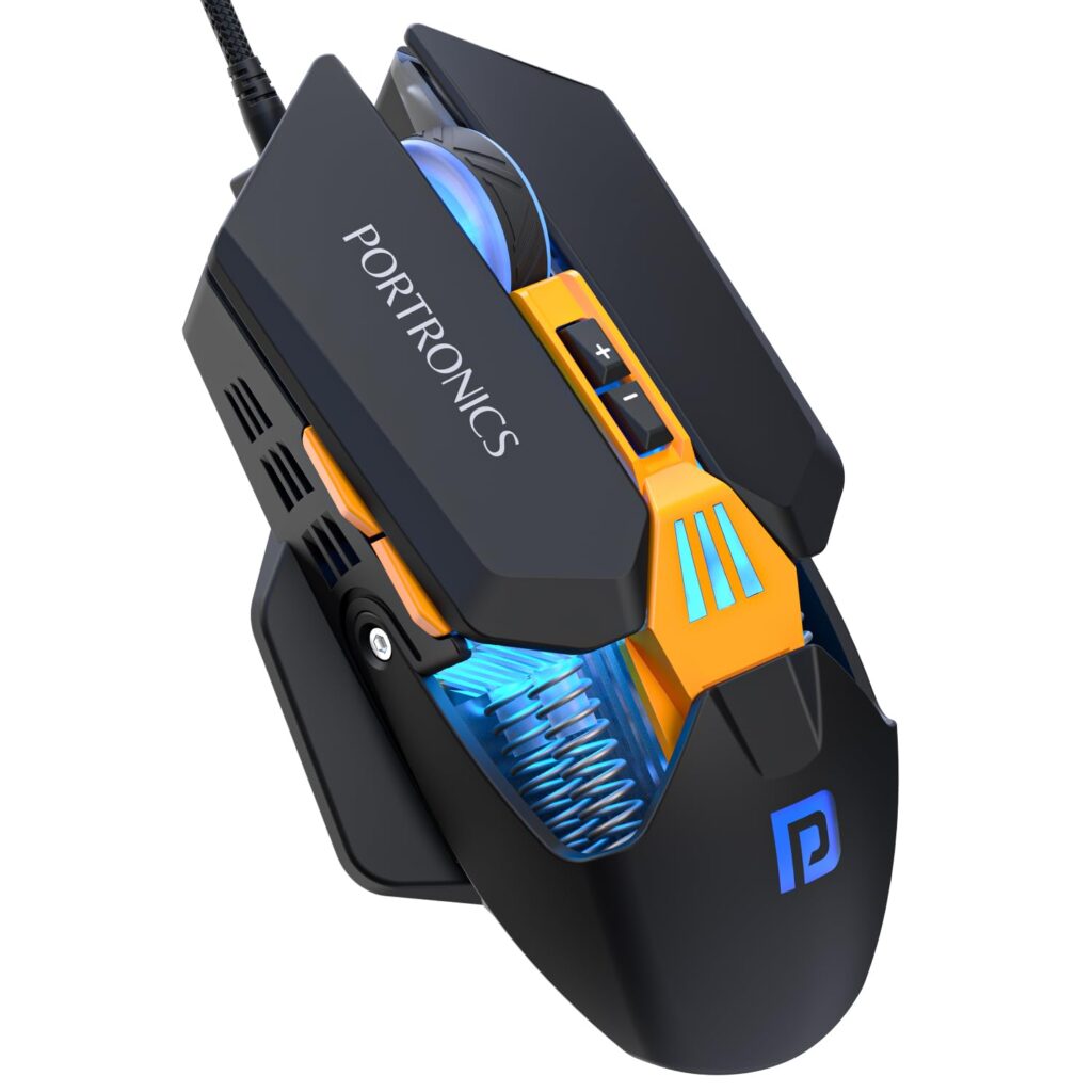 4. Portronics Vader 2.0 Wired Gaming Mouse