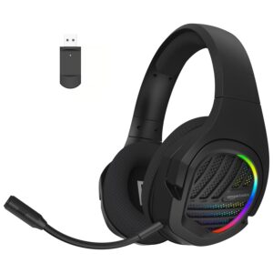 Amazon Basics RGB Gaming Headphones, Tri-Mode Wireless