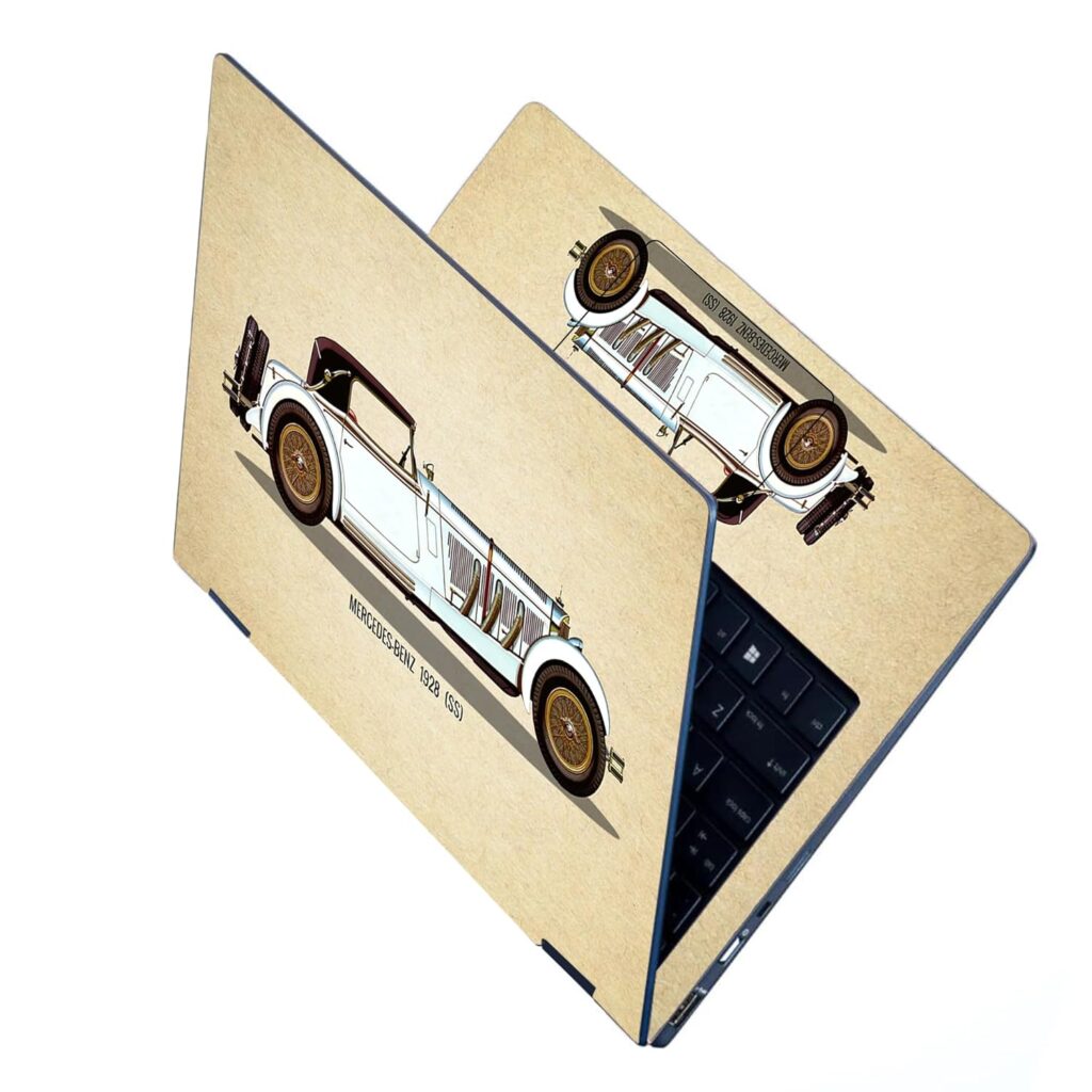 Namo Arts Vintage Benz 1928 SS Laptop Skin Sticker 🚗🕰️