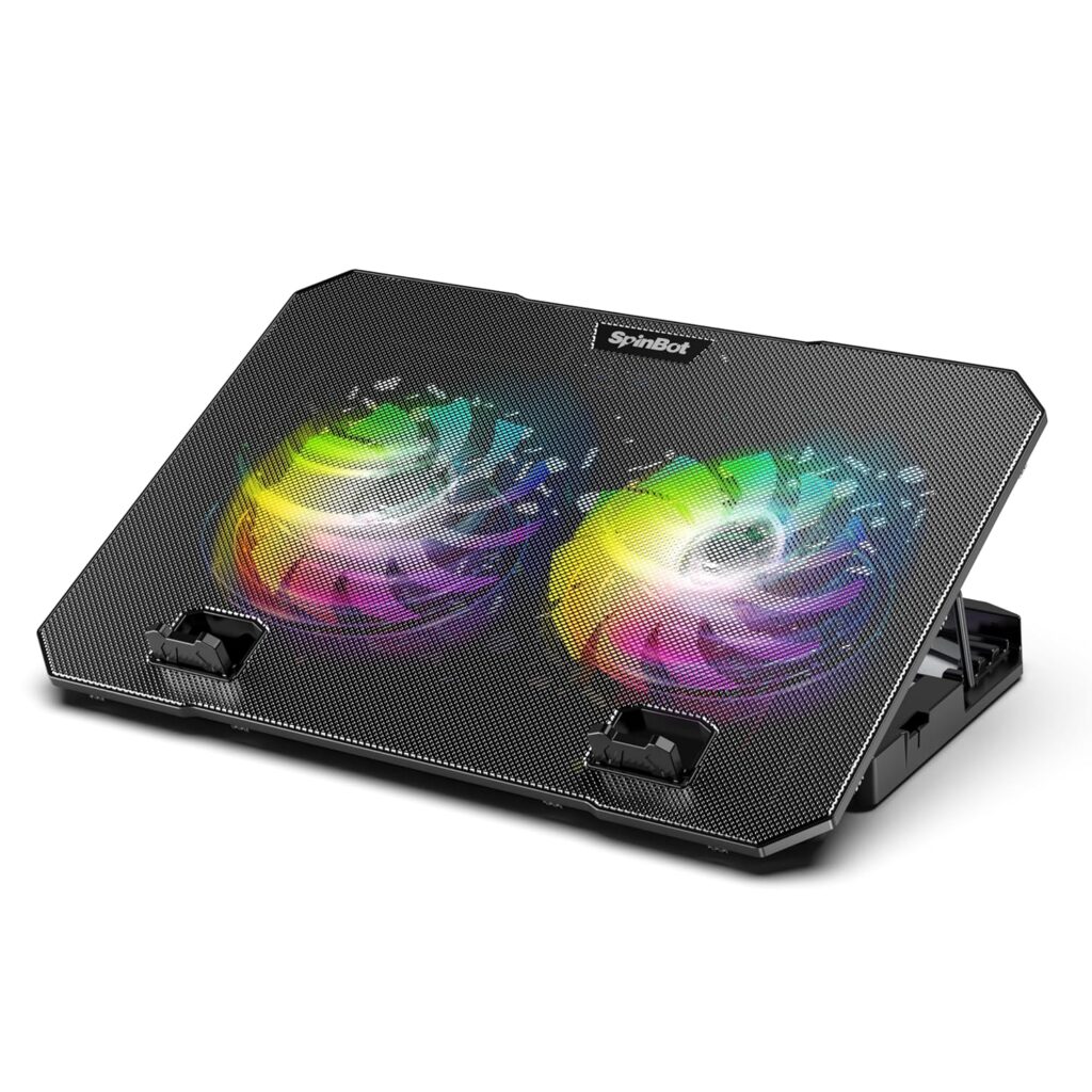 SpinBot Airflow X10 Laptop Cooling Pad ❄️🎮